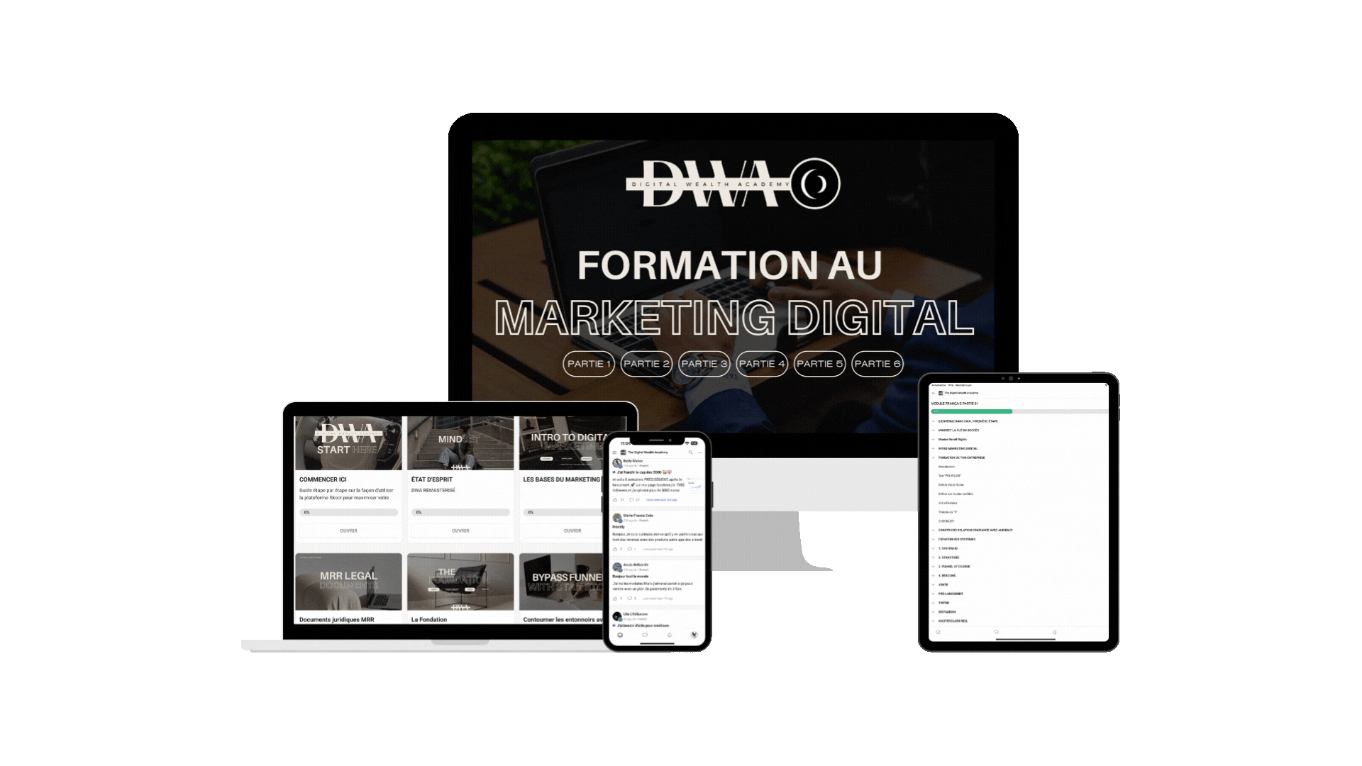 DWA formation marketing digital débutant